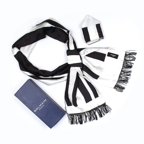 Balmain W&B Premium Scarf BL6