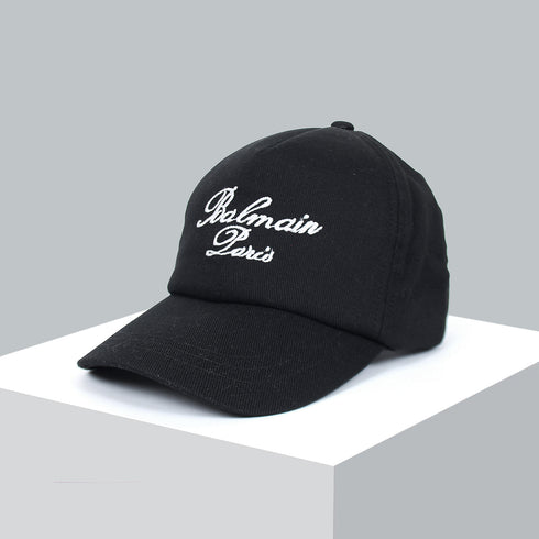 Balmain Signature Black BW Cap