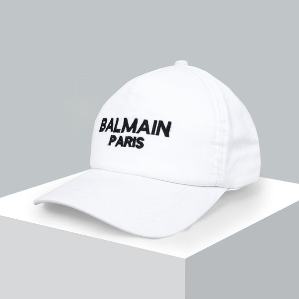 Balmain White Basic B Cap