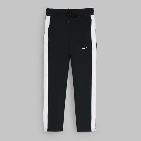 NK Black Cotton Jersey Trouser
