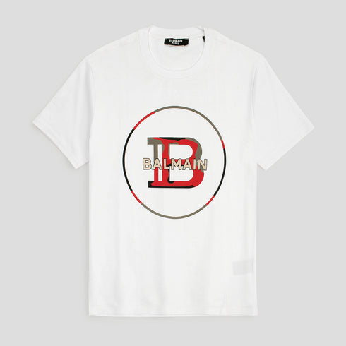 B.L.M.N White B Premium Printed T-Shirt