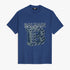 B.L.M.N Royal Blue Premium Printed T-Shirt