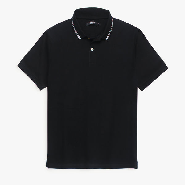 Balmain Basic T Black Polo Shirt