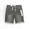 Grey Denim Shorts