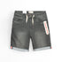 Grey Denim Shorts
