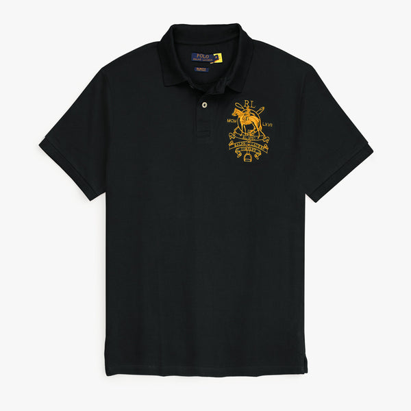 RL Black New Logo Polo Shirt