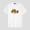P Angels Embroidered Bear White T-Shirt