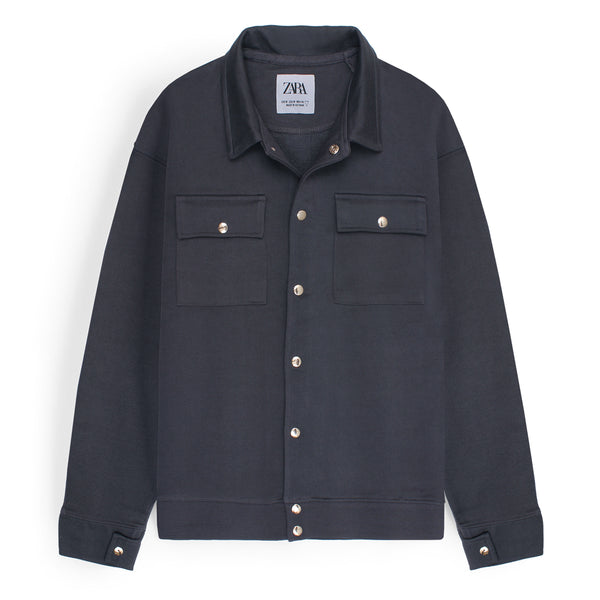 ZR Regular Fit Overshirt - Grey