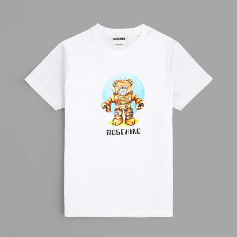Moschino Robot White T-Shirt