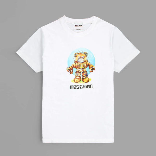 Moschino Robot White T-Shirt