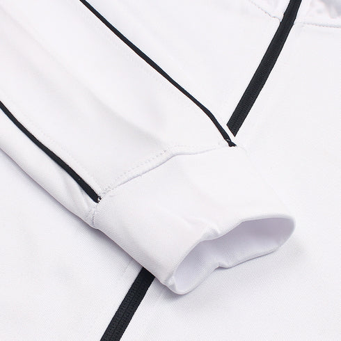 NK White Zipper