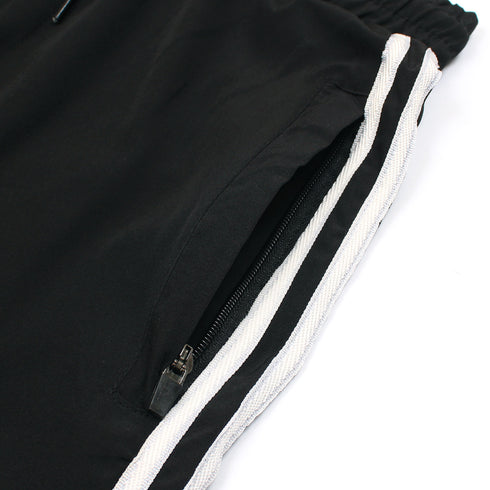 ADI Black Cotton Jersey Trouser