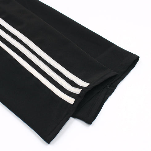 ADI Black Cotton Jersey Trouser