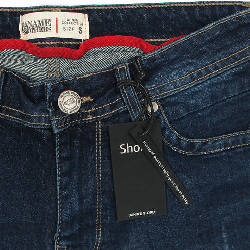 Dark Denim Shorts Ripped