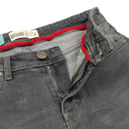 Medium Grey Faded Denim Shorts