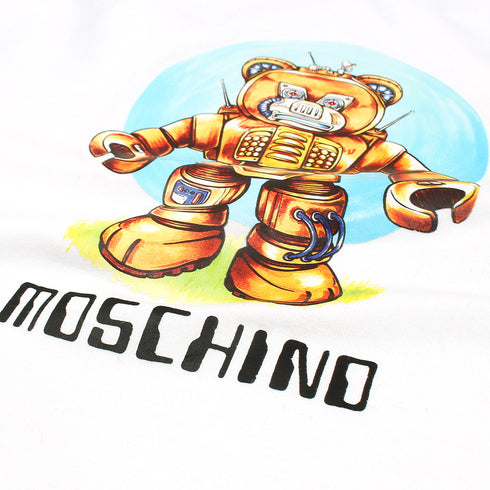 Moschino Robot White T-Shirt