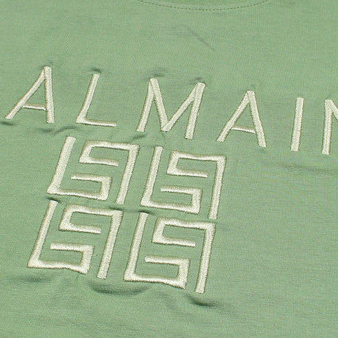 B.L.M.N Green Embroidered Premium T-Shirt