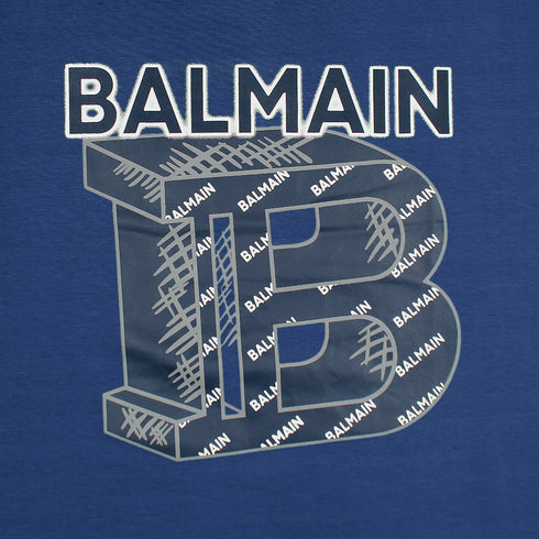 B.L.M.N Royal Blue Premium Printed T-Shirt