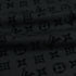 L.V Mirror Flock Printed zipper