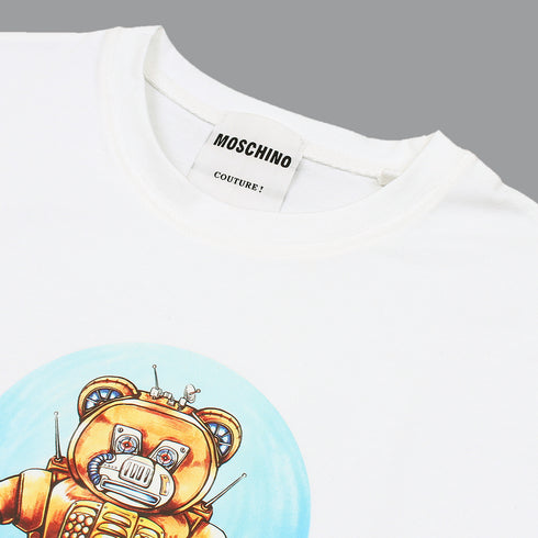 Moschino Robot White T-Shirt