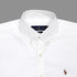 RL White Embroidered logo Oxford Shirt