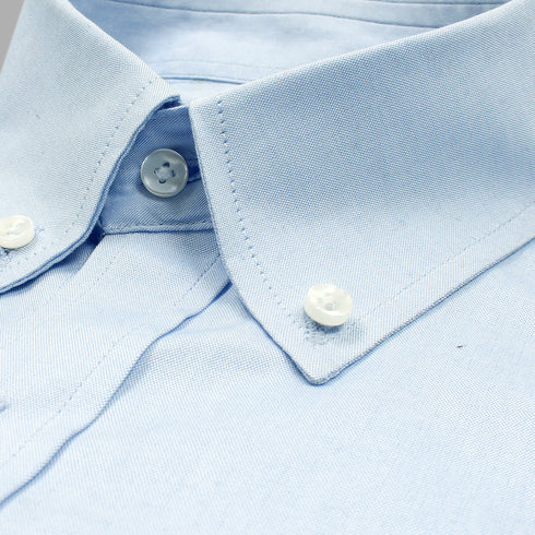 RL Blue embroidered logo Oxford Shirt