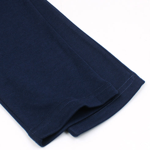 ZR Navy Cotton Pique Trouser