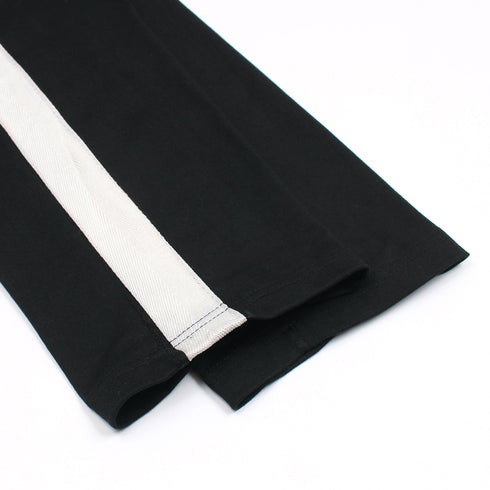 NK Black Cotton Jersey Trouser