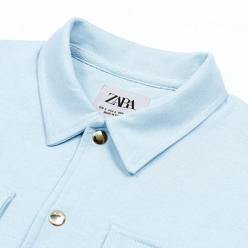 ZR Regular Fit Overshirt - Sky Blue
