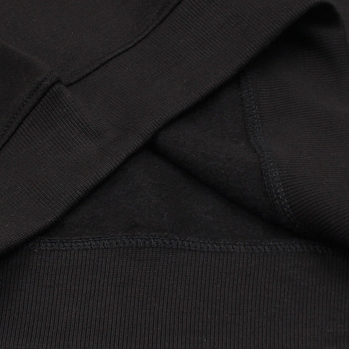 Balmain Towel Embroidered Black Sweatshirt