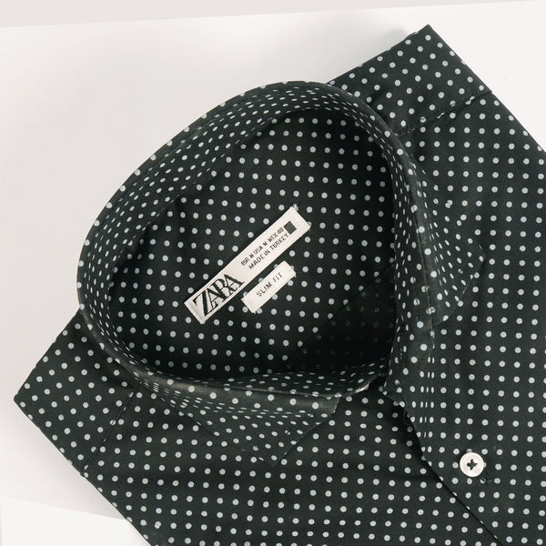 ZR Black Dotted Shirt