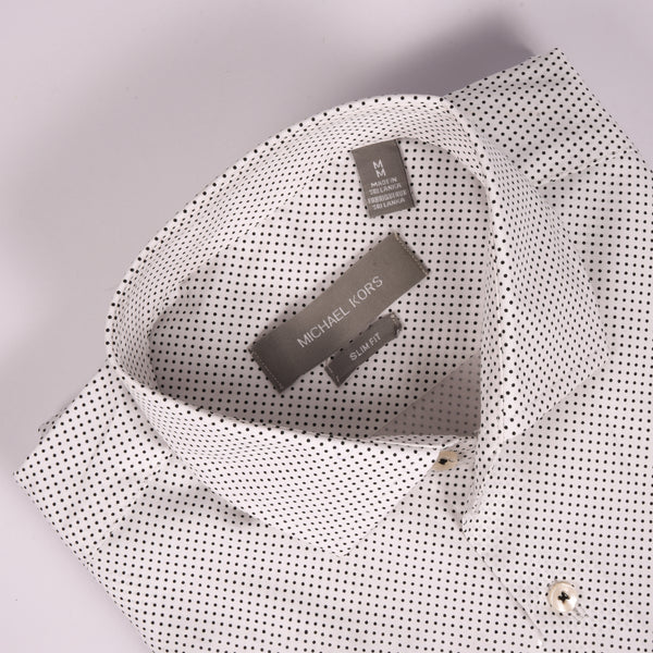 MK White Small Dotted Shirt