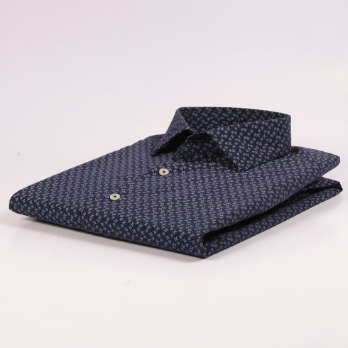 MK Navy Printed Shirt