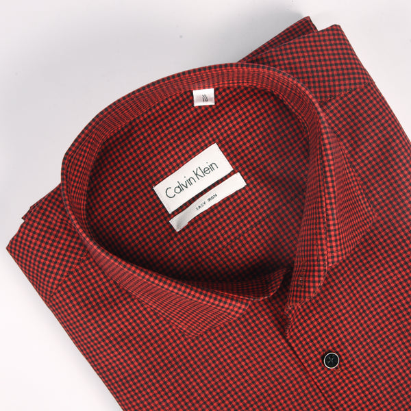 CK Red Checkered Shirt