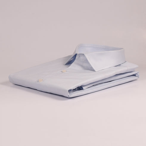 ZR Sky Blue Self Texture Shirt