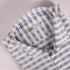 ZR White & Blue Solid Checkered Shirt