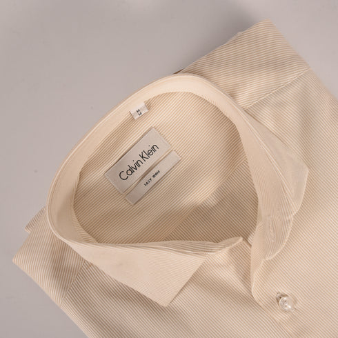 Ck Skin and White Pin Stripes Shirt