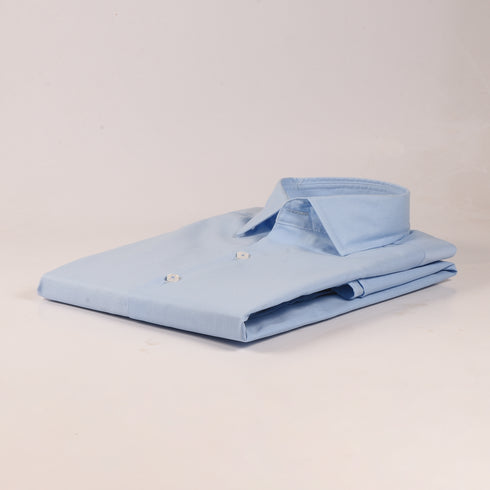 MK Columbia Blue Plain Shirt