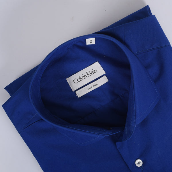 CK Royal Blue Plain Shirt