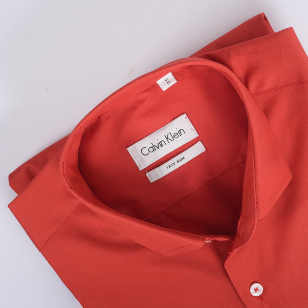 CK Cherry Red Plain Shirt