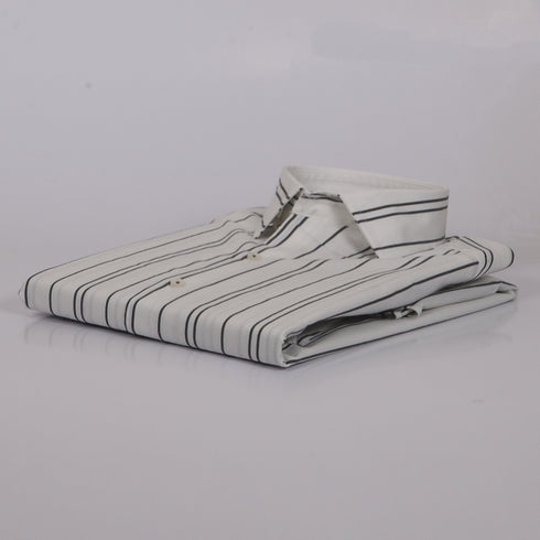 CK White with Black Stripes Shirt