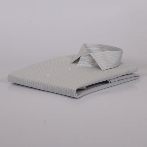 CK Grey with White Stripped Shirt