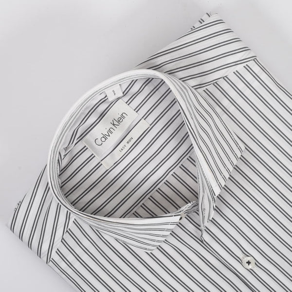 CK White with Black Duo line Shirt