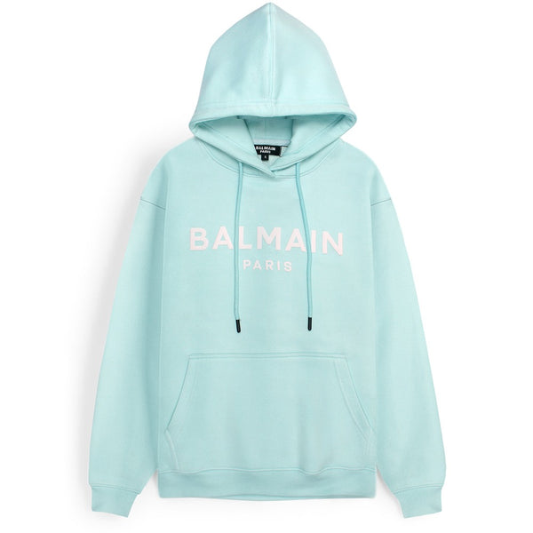 BALMAIN Sky Blue Hoodie