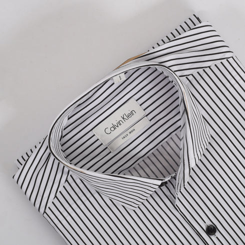 CK White & Black Stripped Shirt