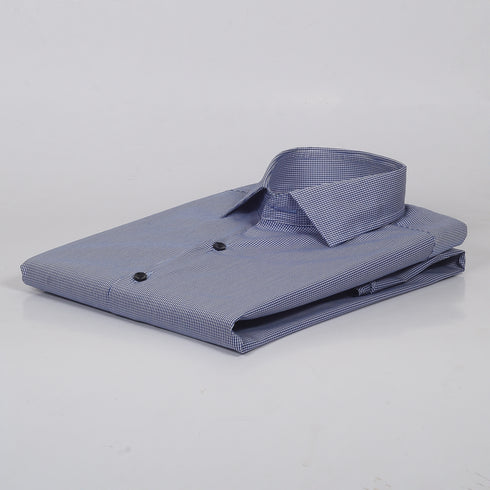 CK Blue Micro checkered Shirt