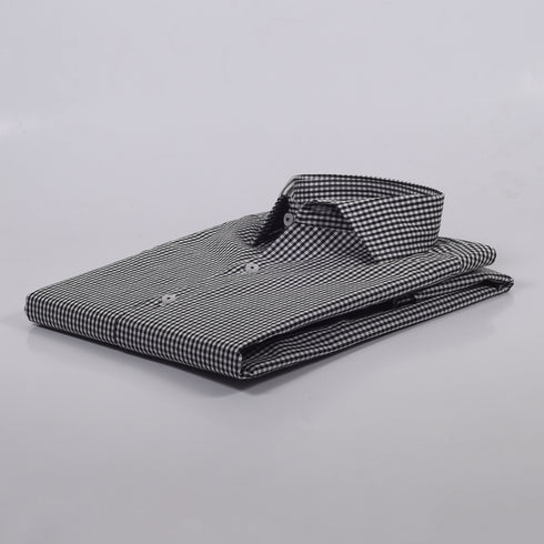 CK Black & White Mini Checkered Shirt