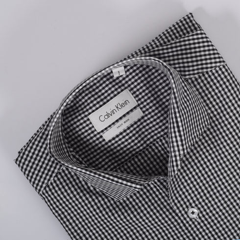 CK Black & White Mini Checkered Shirt