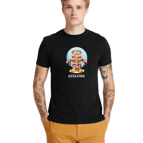 Moschino Robot Black T-Shirt