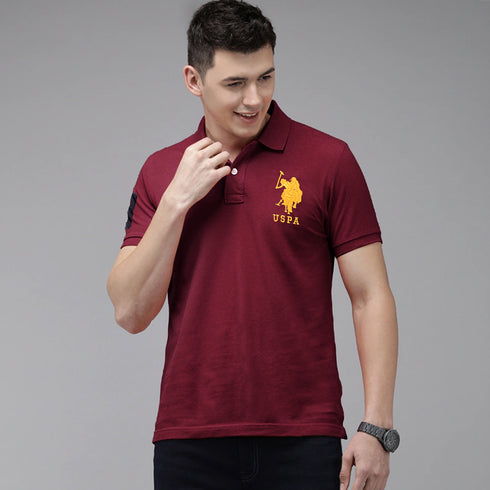U.S Polo Maroon Shirt